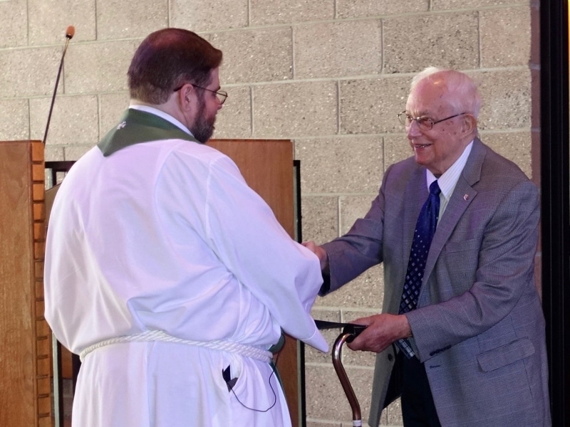 2018-07-08 NED recogition of Pastor Nuechterlein for 64 yrs of ministry DSC02399b
