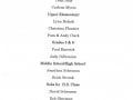 Sunday School Staff 2019 - 2020